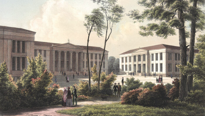 Frich universitetsanlegget 1854